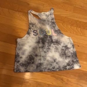 Tie dye SoulCycle tank top